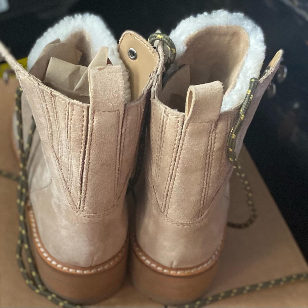 Marc Fisher Izzy Shearling  Boots NWOB - Picture 3 of 12